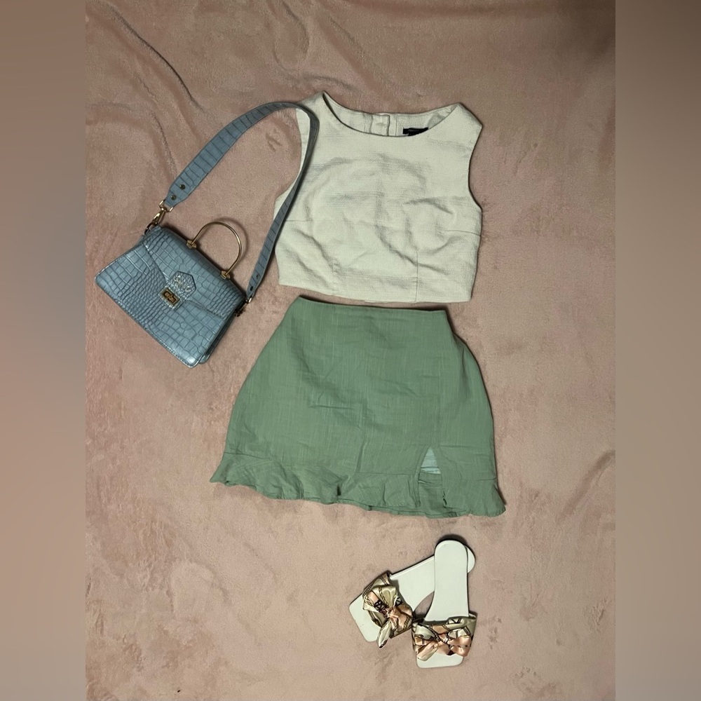 Mint Green Skirt